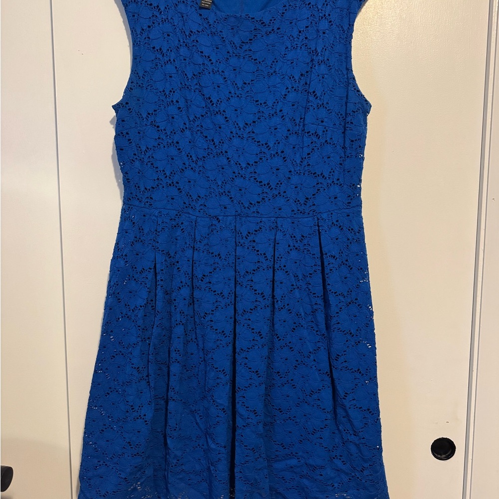 Alfani Royal Blue Lace Kids Dress